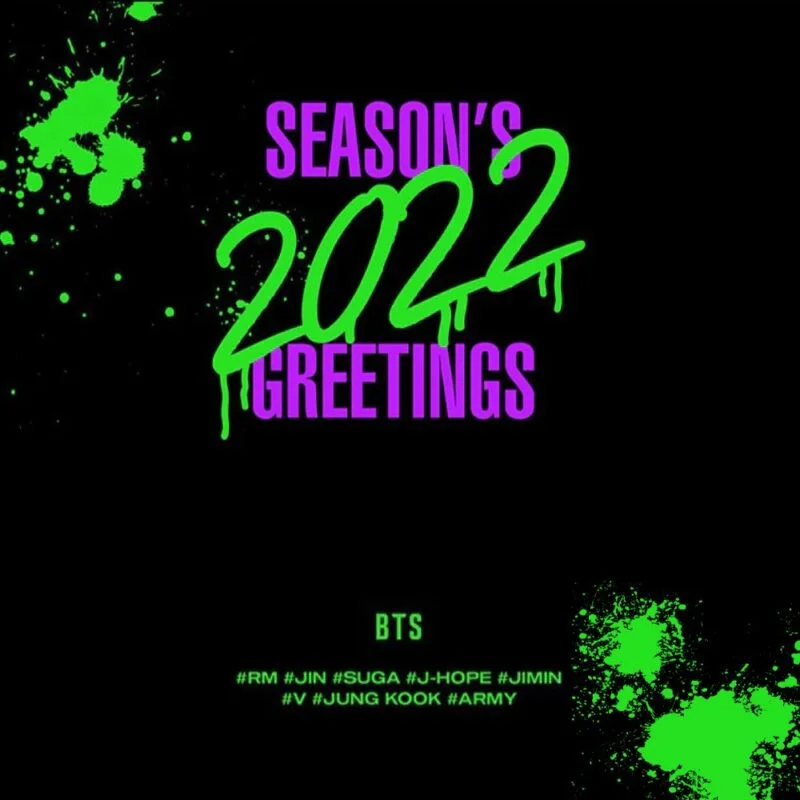 BTS Season Greetings 2022 Merch