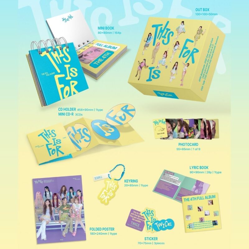 TWICE 4TH FULL ALBUM THIS IS FOR (CONFETTI VER.) - Image 2