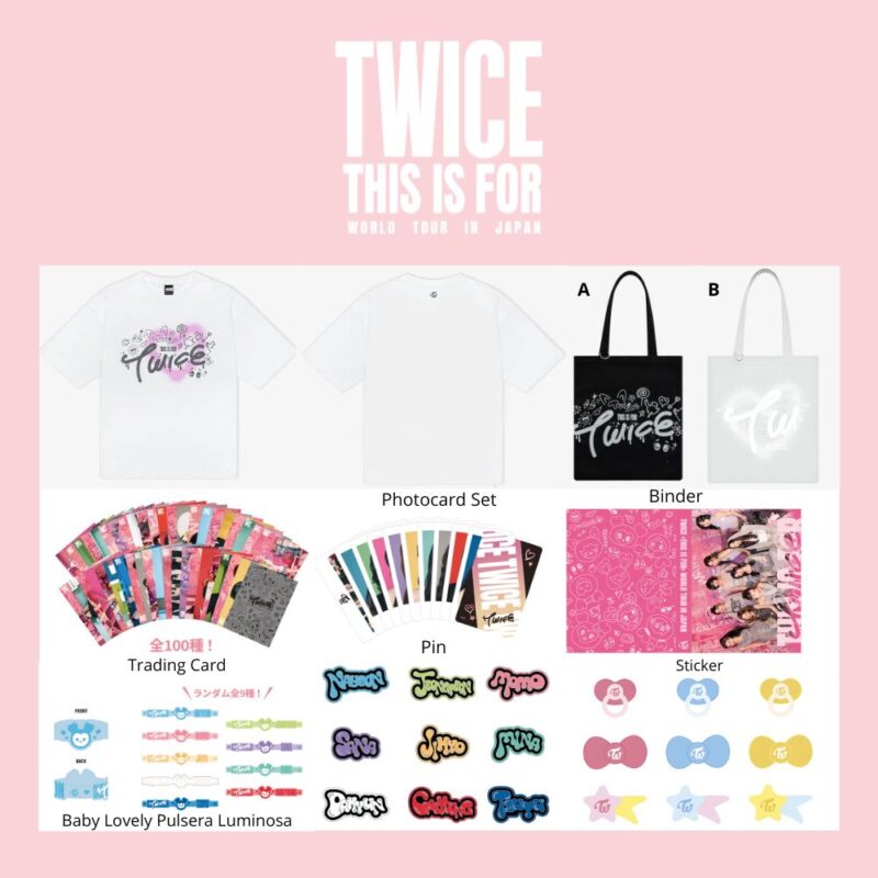 TWICE THIS IS FOR TOUR JAPAN MERCH