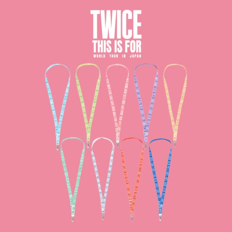 TWICE THIS IS FOR TOUR JAPAN MERCH (LOVELY NECK STRAP)