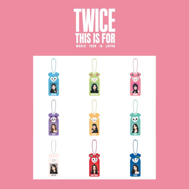 TWICE THIS IS FOR TOUR JAPAN MERCH (MINI LLAVERO DESLIZABLE)