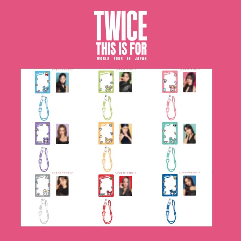 TWICE THIS IS FOR TOUR JAPAN MERCH (PHONE TAB & STRAP)