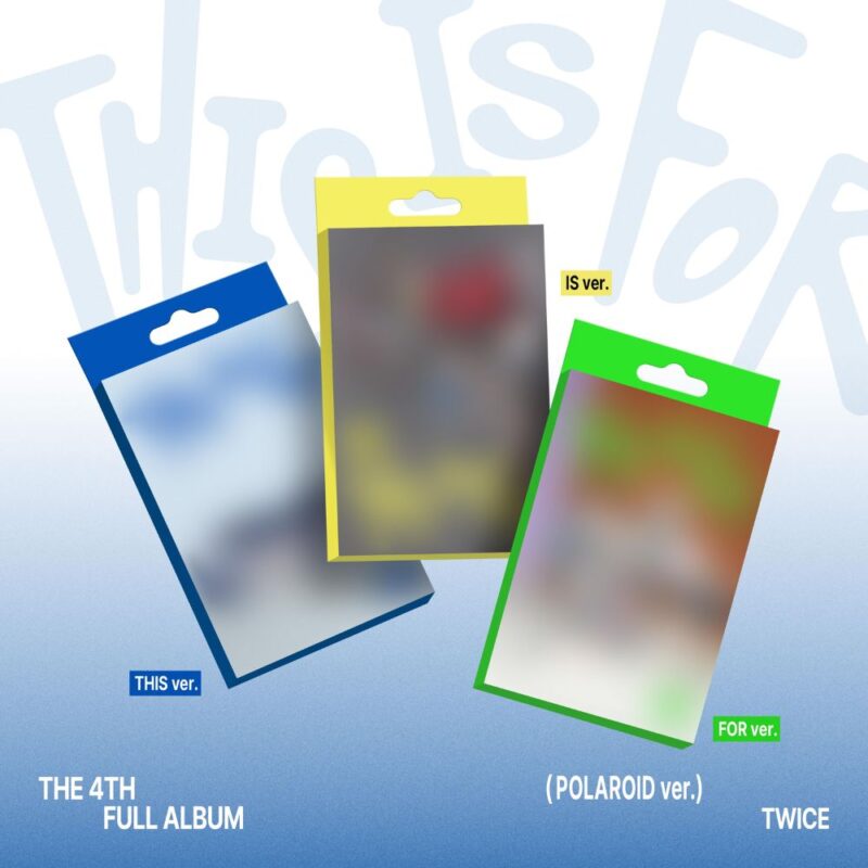 TWICE 4TH FULL ALBUM THIS IS FOR (POLAROID VER.)