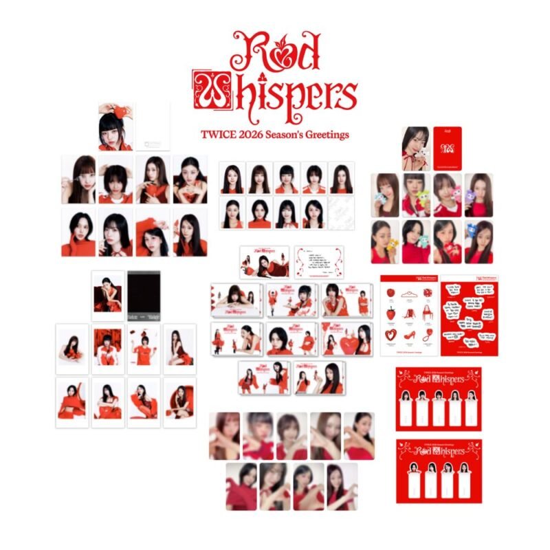 SEASON GREETINGS 2026 RED WHISPERS (SET INTEGRANTE)